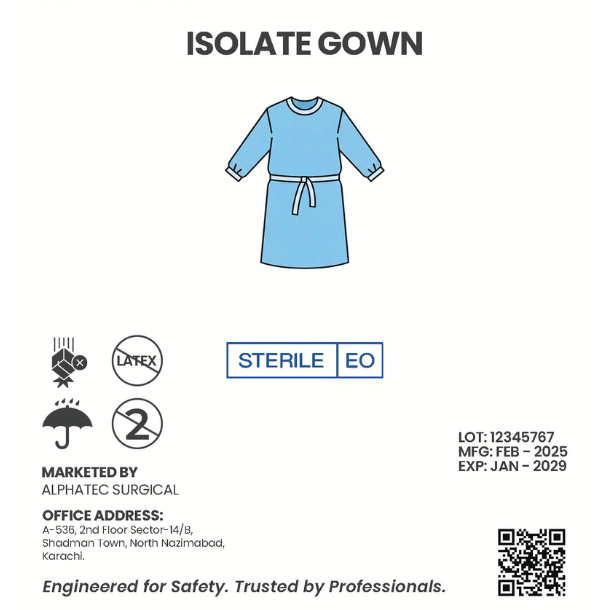 Isolation Gown – Level 1